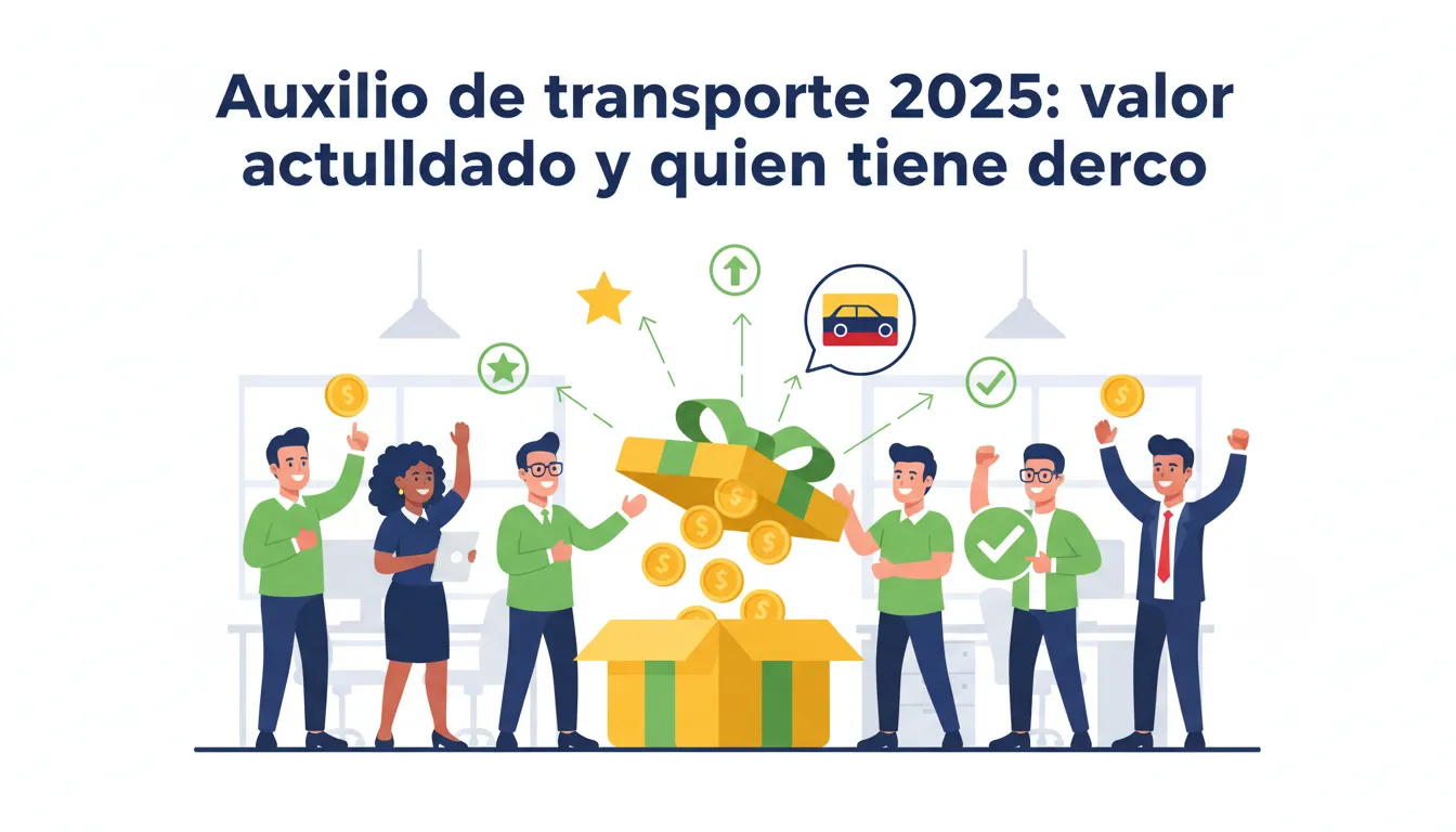 Auxilio de Transporte 2025: Valor Actualizado y Quien Tiene Derecho