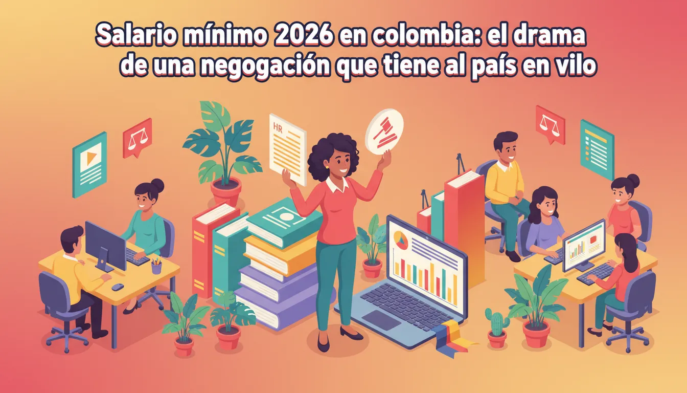 Salario Mínimo 2026 en Colombia: El Drama de una Negociación que Tiene al País en Vilo